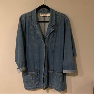 Vintage Denim Chore Coat